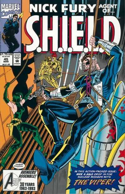 Marvel COMIC BOOK Nick Fury, Agent of SHIELD #45 (VF)