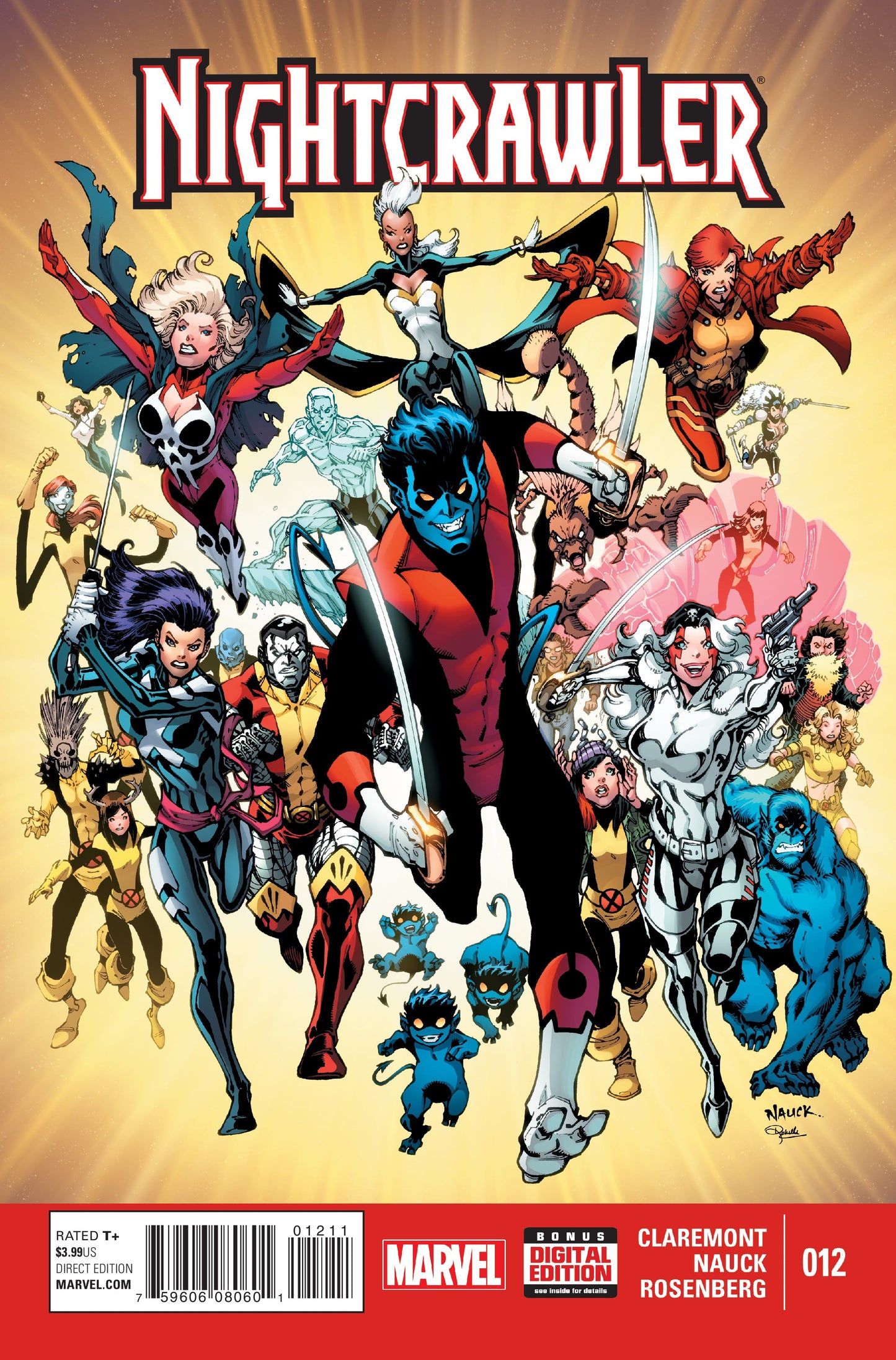 Marvel COMIC BOOK Nightcrawler #12 (VF/NM)