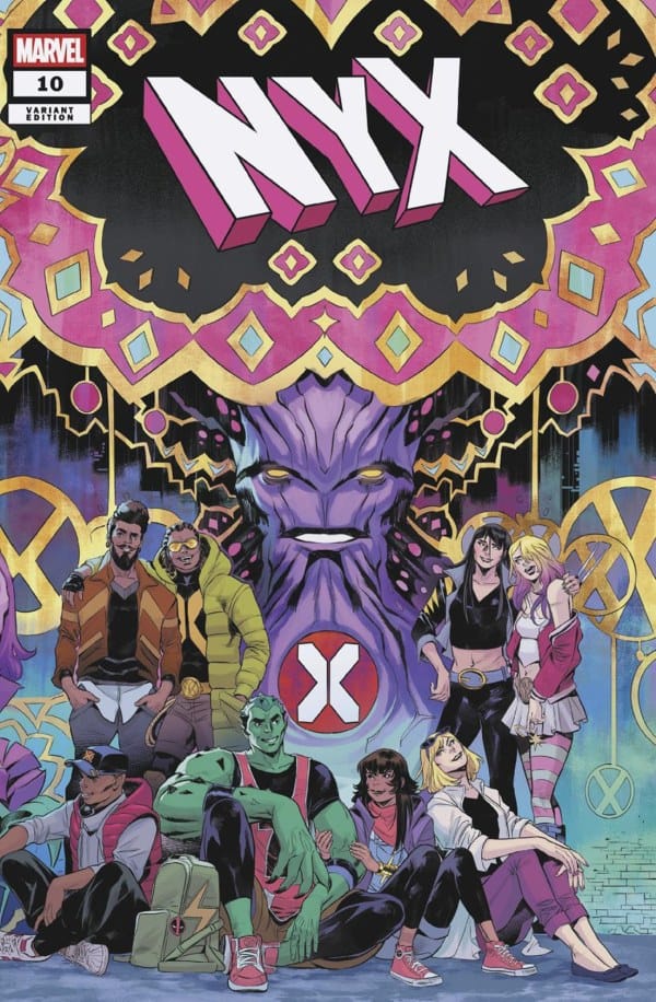 Marvel COMIC BOOK NYX #10 Francesco Mortarino Wraparound Variant