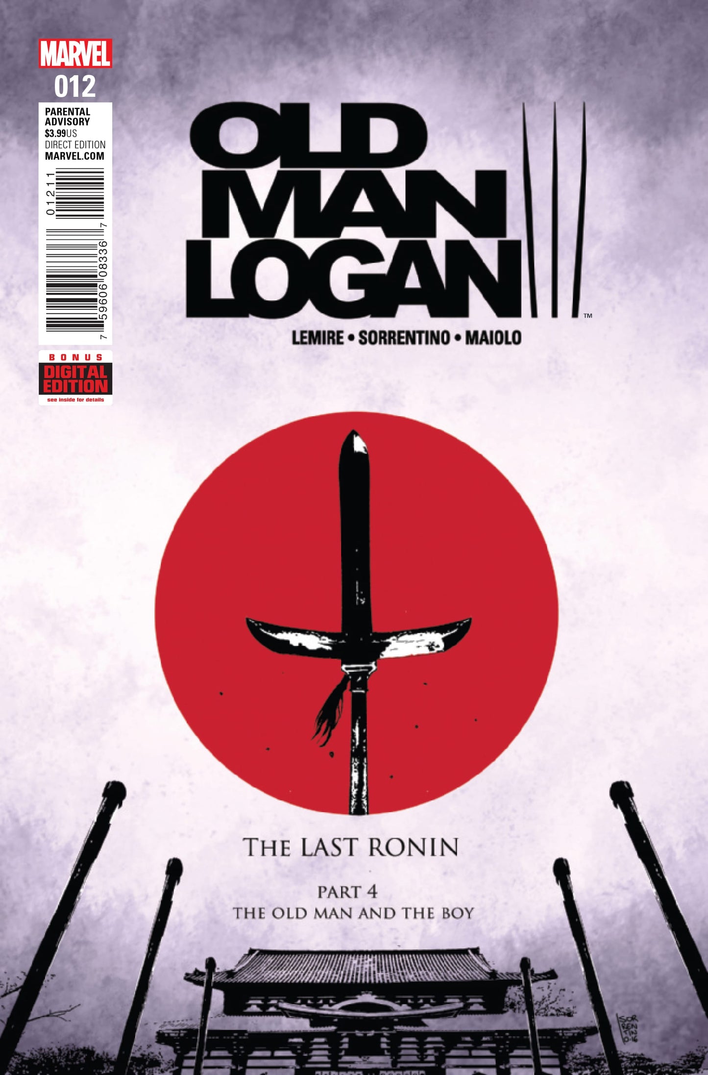 Marvel COMIC BOOK Old Man Logan #12 (VF/NM)