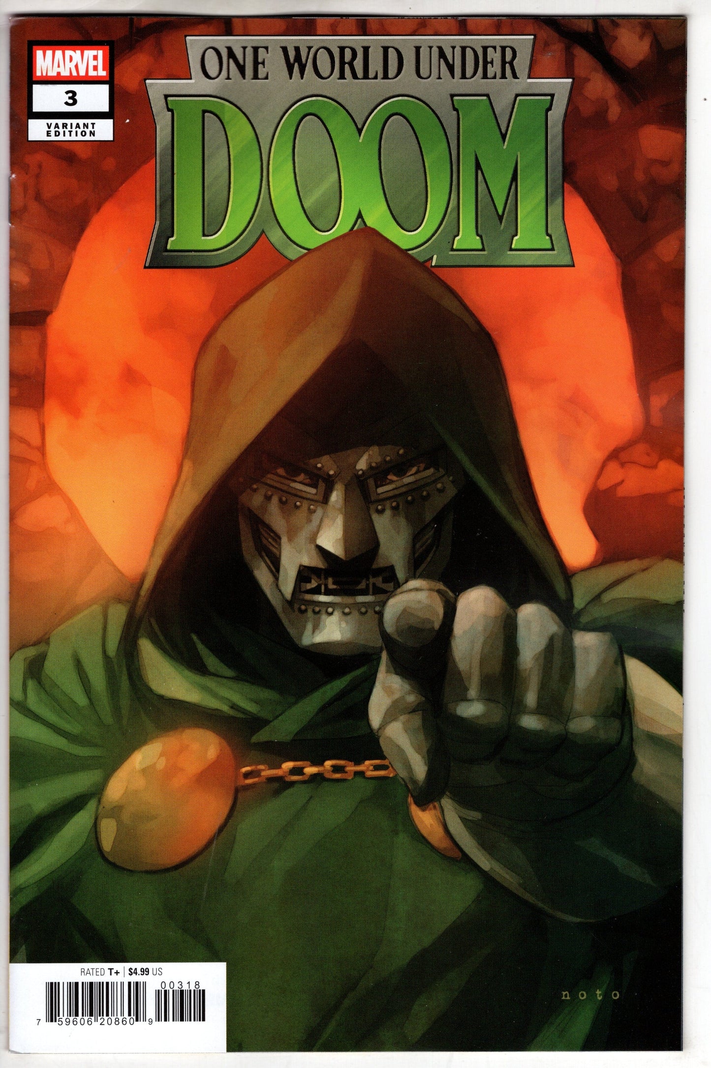 Marvel COMIC BOOK ONE WORLD UNDER DOOM #3 TBD ARTIST VARIANT