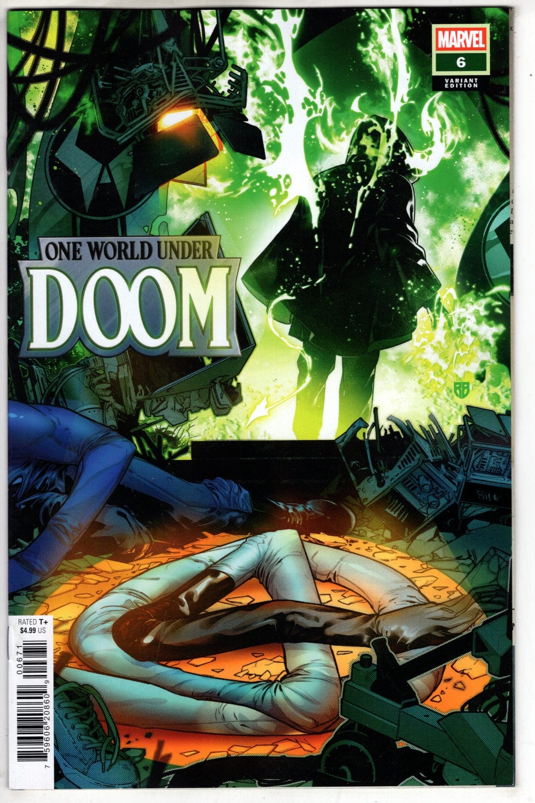 Marvel COMIC BOOK ONE WORLD UNDER DOOM #6 R.B. SILVA VARIANT