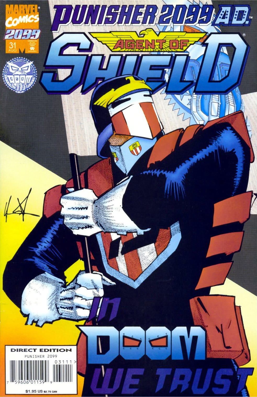 Marvel COMIC BOOK Punisher 2099 #31 - CVR A (FN)