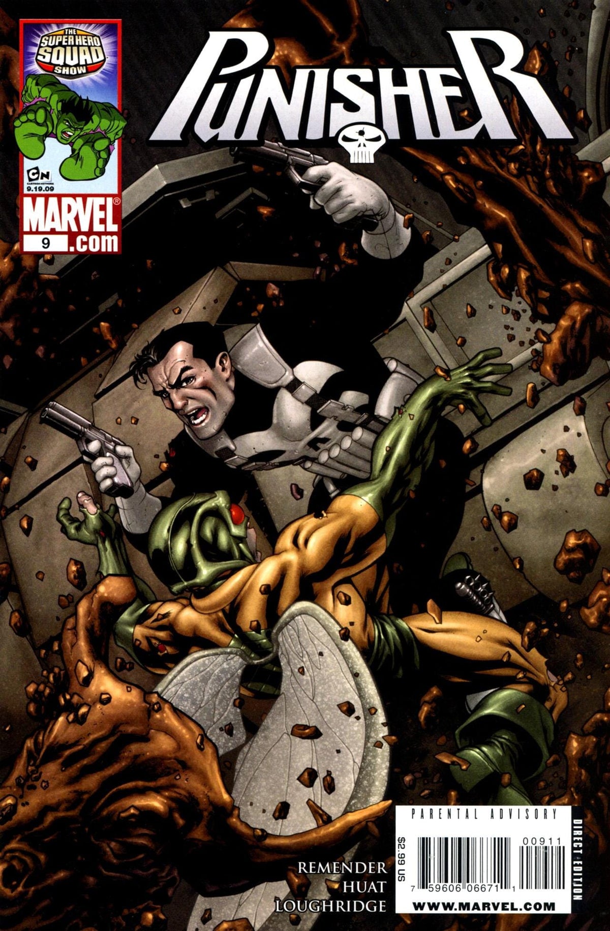 Marvel COMIC BOOK Punisher #9 CVR A Marvel 2009 FN