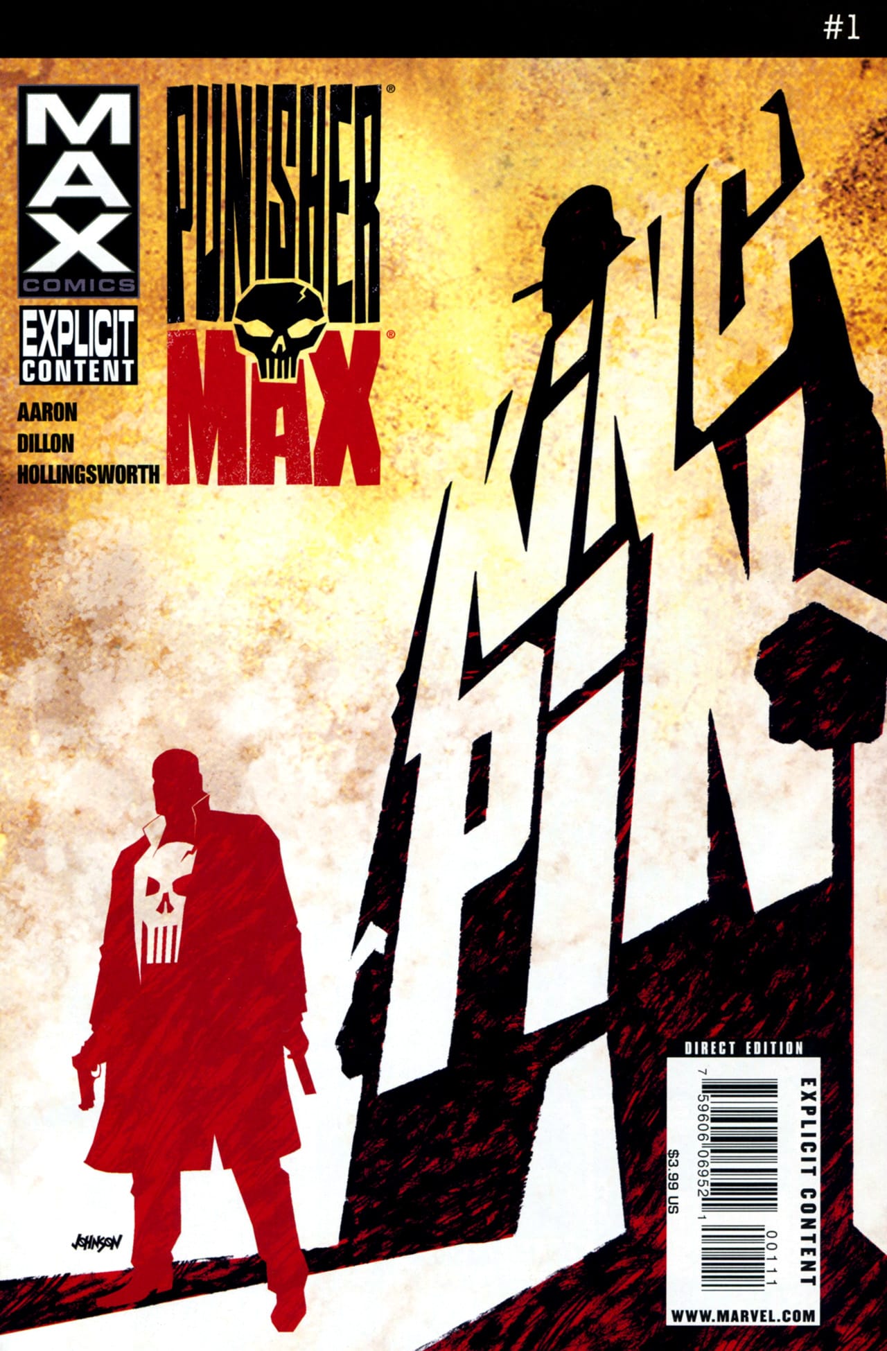 Marvel COMIC BOOK PunisherMAX #1 (VF/NM)