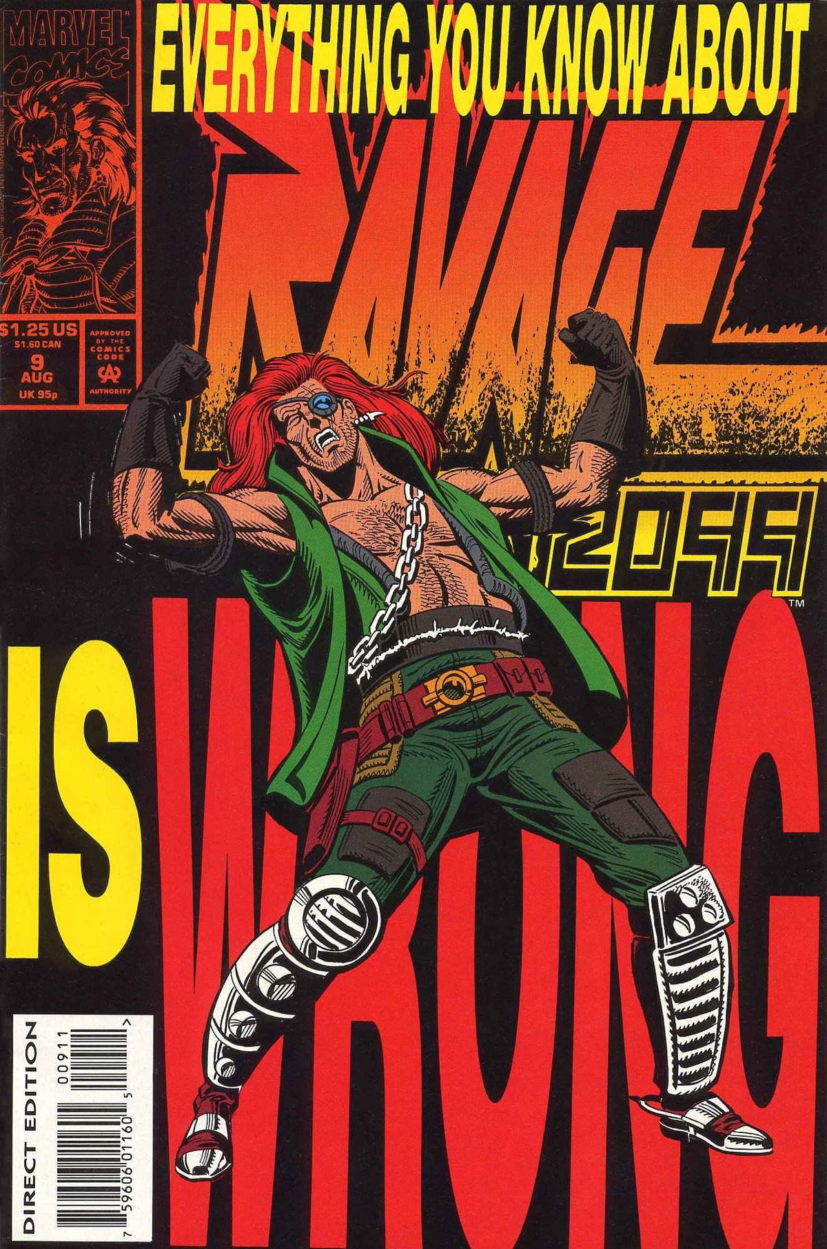 Marvel COMIC BOOK Ravage 2099 #9 - CVR A (FN)