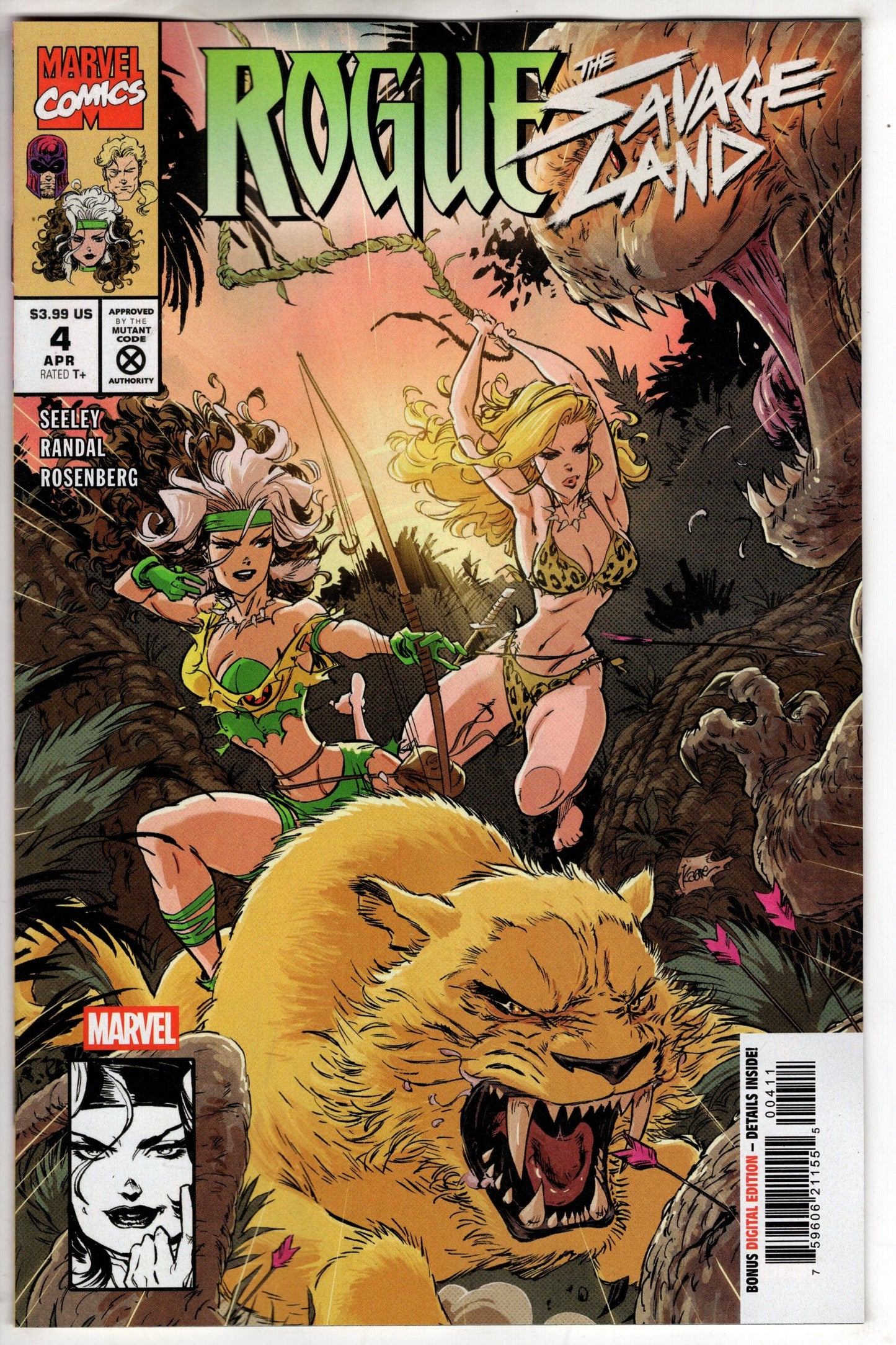 Marvel COMIC BOOK ROGUE: THE SAVAGE LAND #4