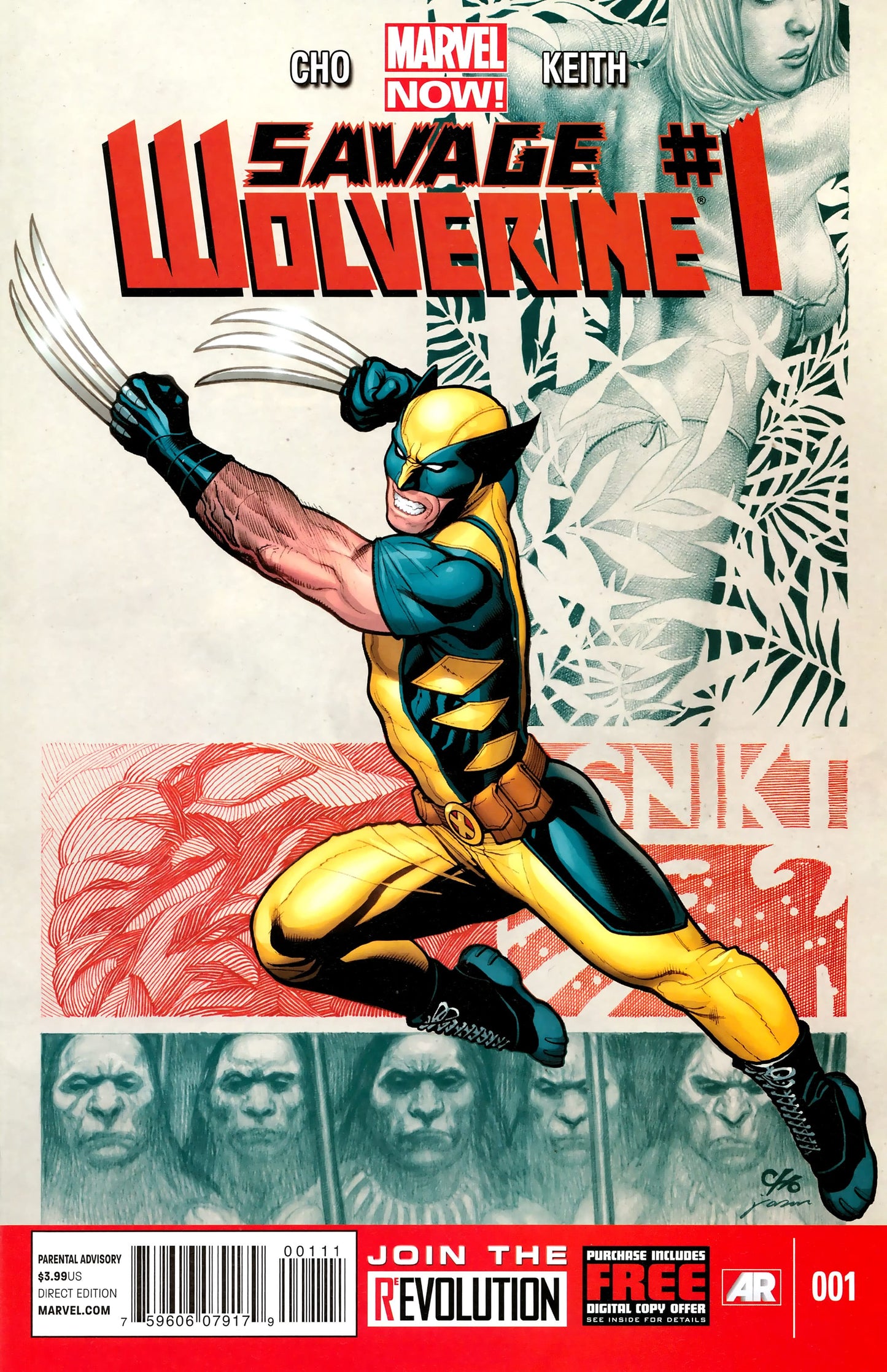 Marvel COMIC BOOK Savage Wolverine #1 (VF/NM)