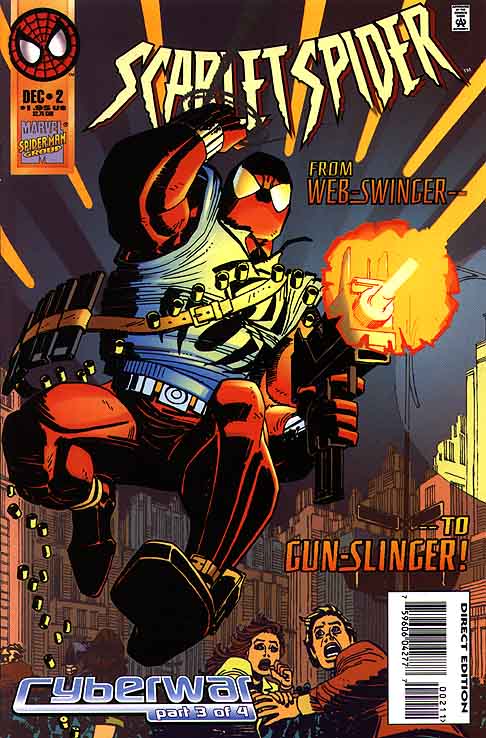 Marvel COMIC BOOK Scarlet Spider #2 CVR A Marvel 1995 VF