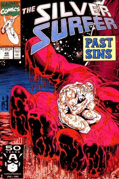 Marvel COMIC BOOK Silver Surfer #48 (VF/NM)