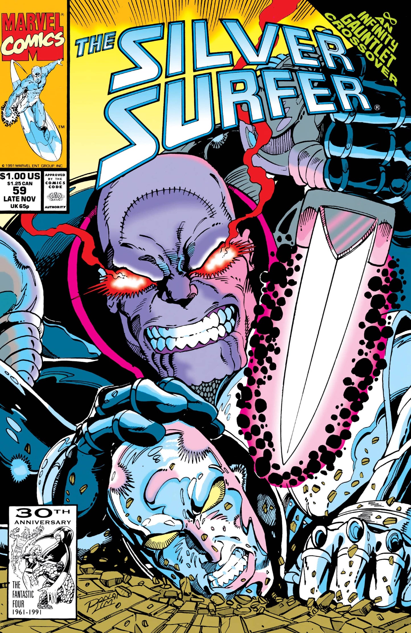 Marvel COMIC BOOK Silver Surfer #59 (VF/NM)