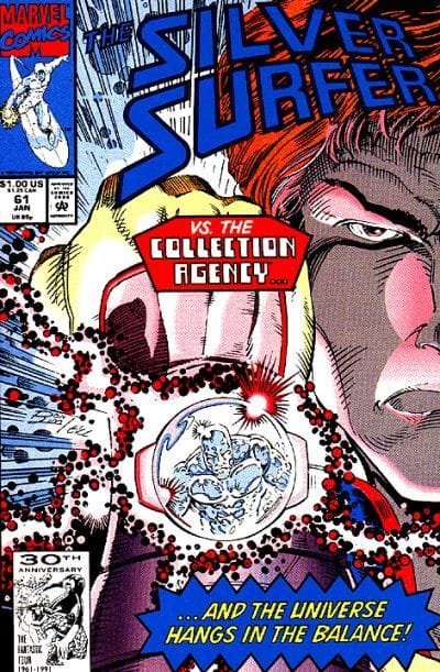 Marvel COMIC BOOK Silver Surfer #61 (VF/NM)