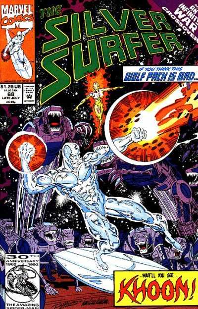 Marvel COMIC BOOK Silver Surfer #68 (VF)