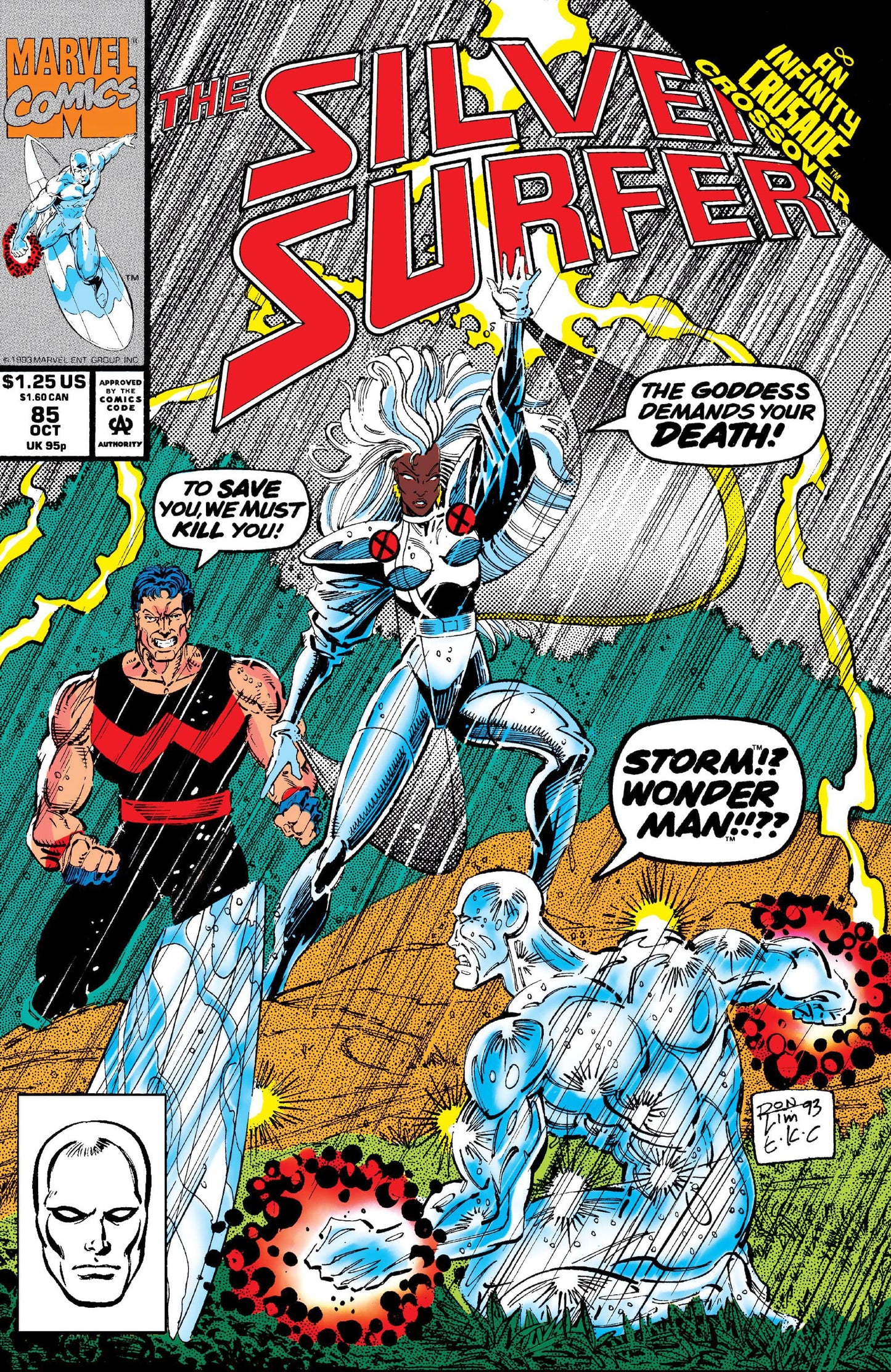 Marvel COMIC BOOK Silver Surfer #85 (VF/NM)