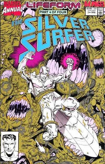Marvel COMIC BOOK Silver Surfer Annual #3 (FN)