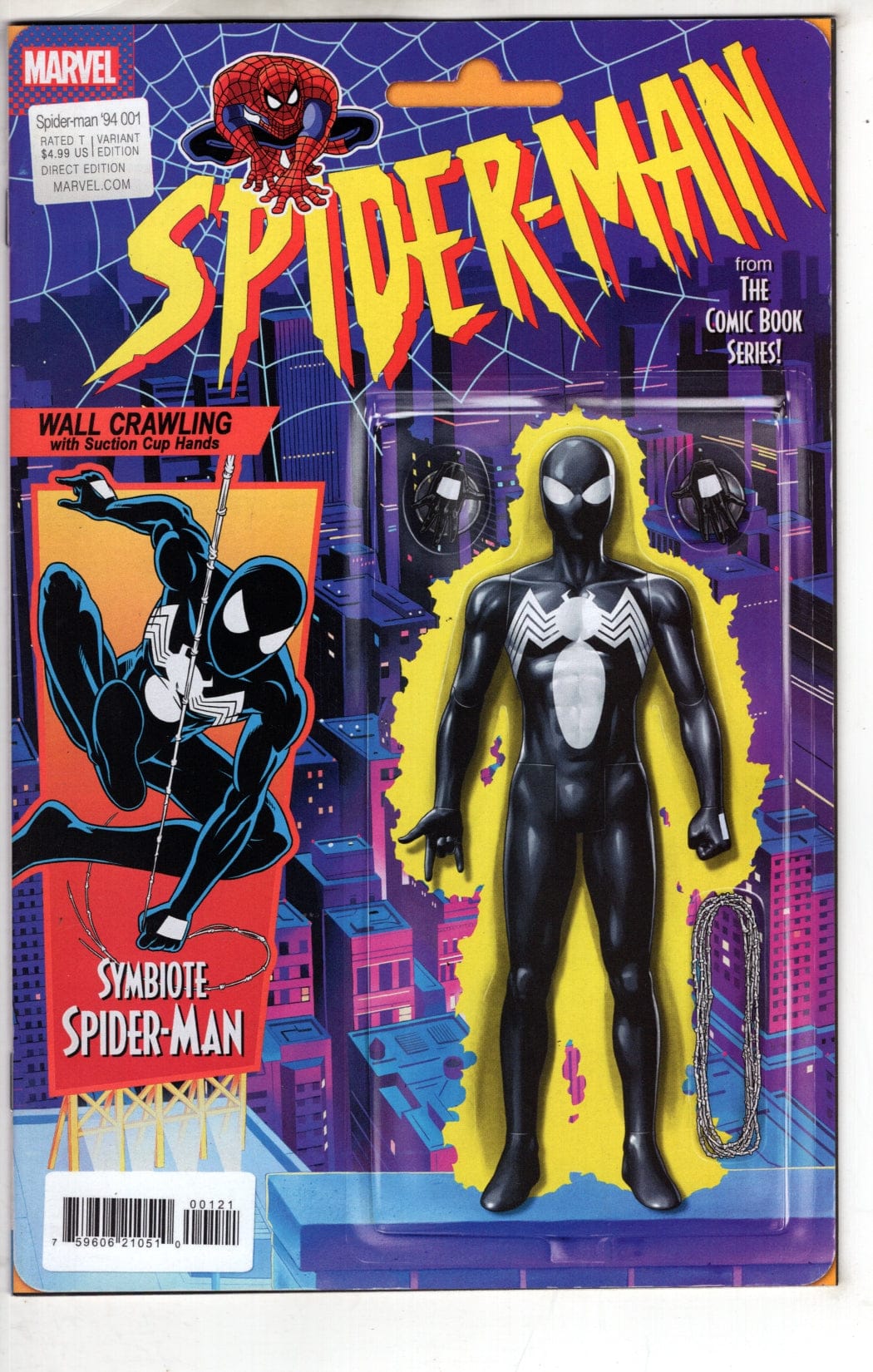 Marvel COMIC BOOK SPIDER-MAN '94 #1 JOHN TYLER CHRISTOPHER ACTION FIGURE VARIANT (VF/NM)