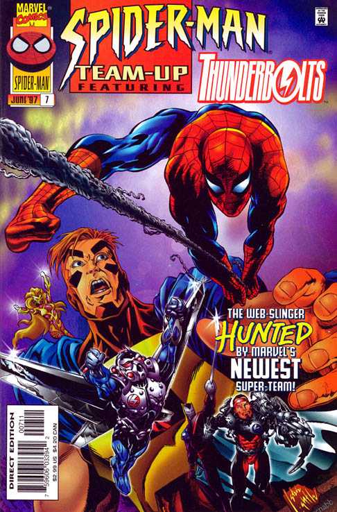 Marvel COMIC BOOK Spider-Man Team-Up #7 (VF)