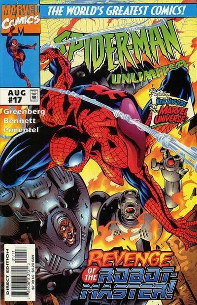 Marvel COMIC BOOK Spider-Man Unlimited #17 (VF/NM)