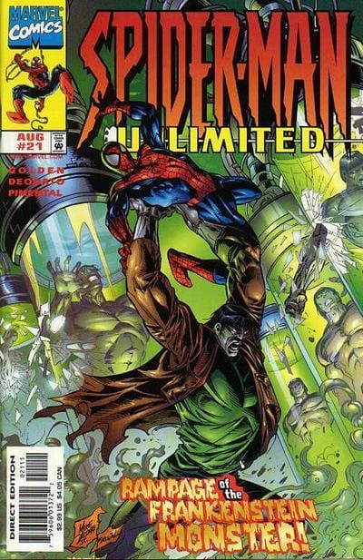 Marvel COMIC BOOK Spider-Man Unlimited #21 (VF/NM)