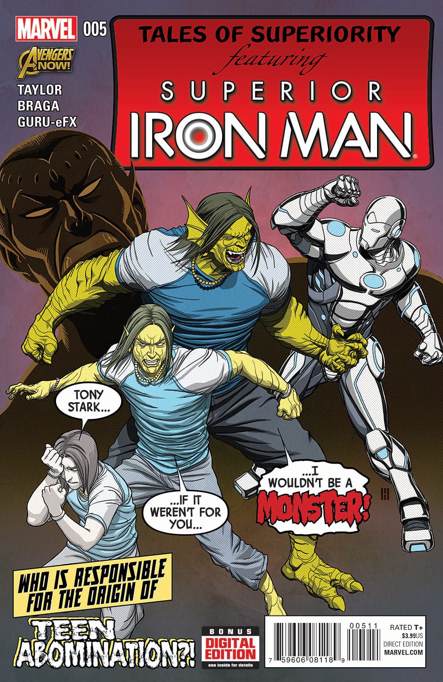 Marvel COMIC BOOK Superior Iron Man #5 (VF/NM)