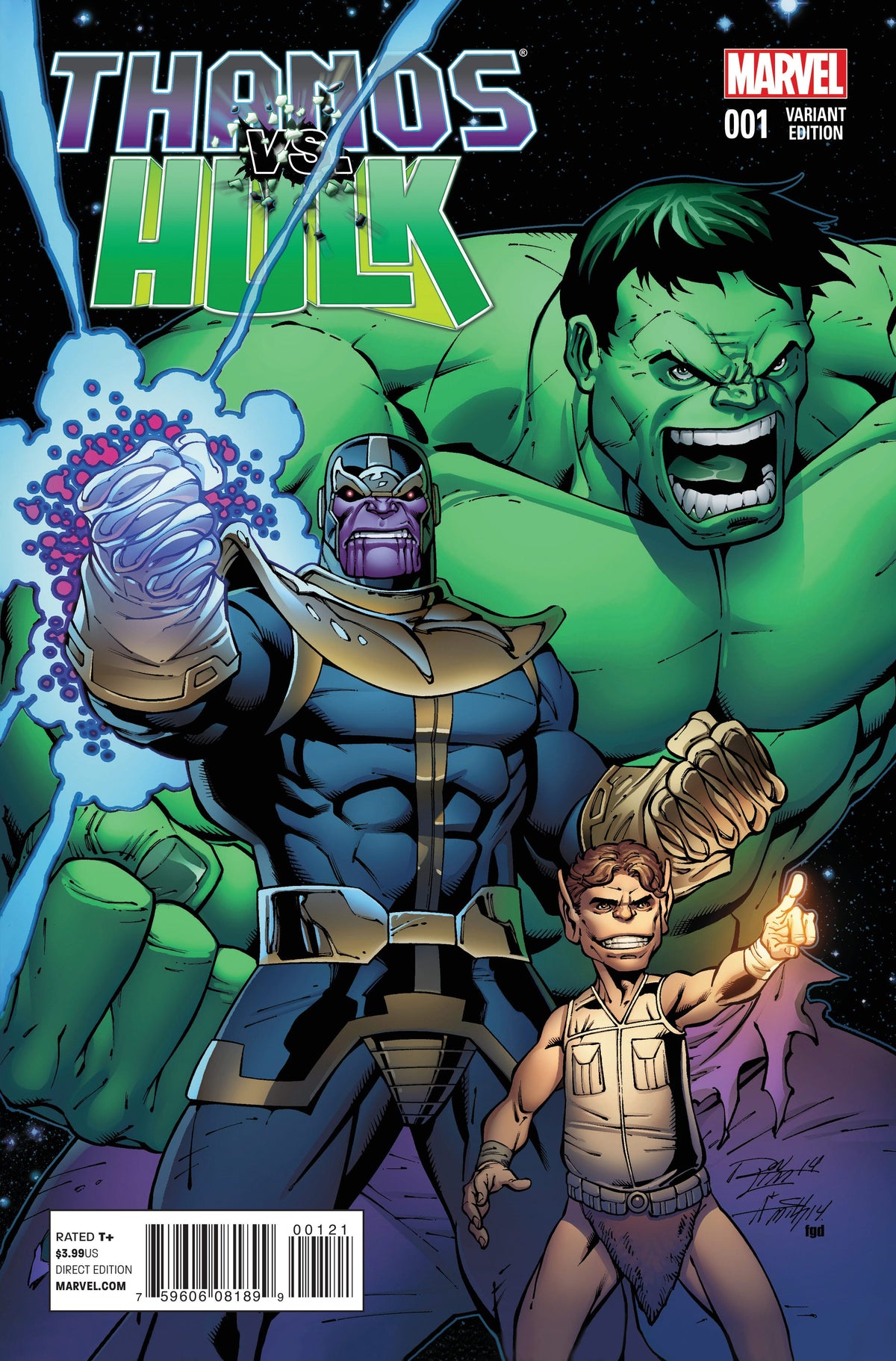 Marvel COMIC BOOK Thanos vs. Hulk #1 - CVR B (VF)