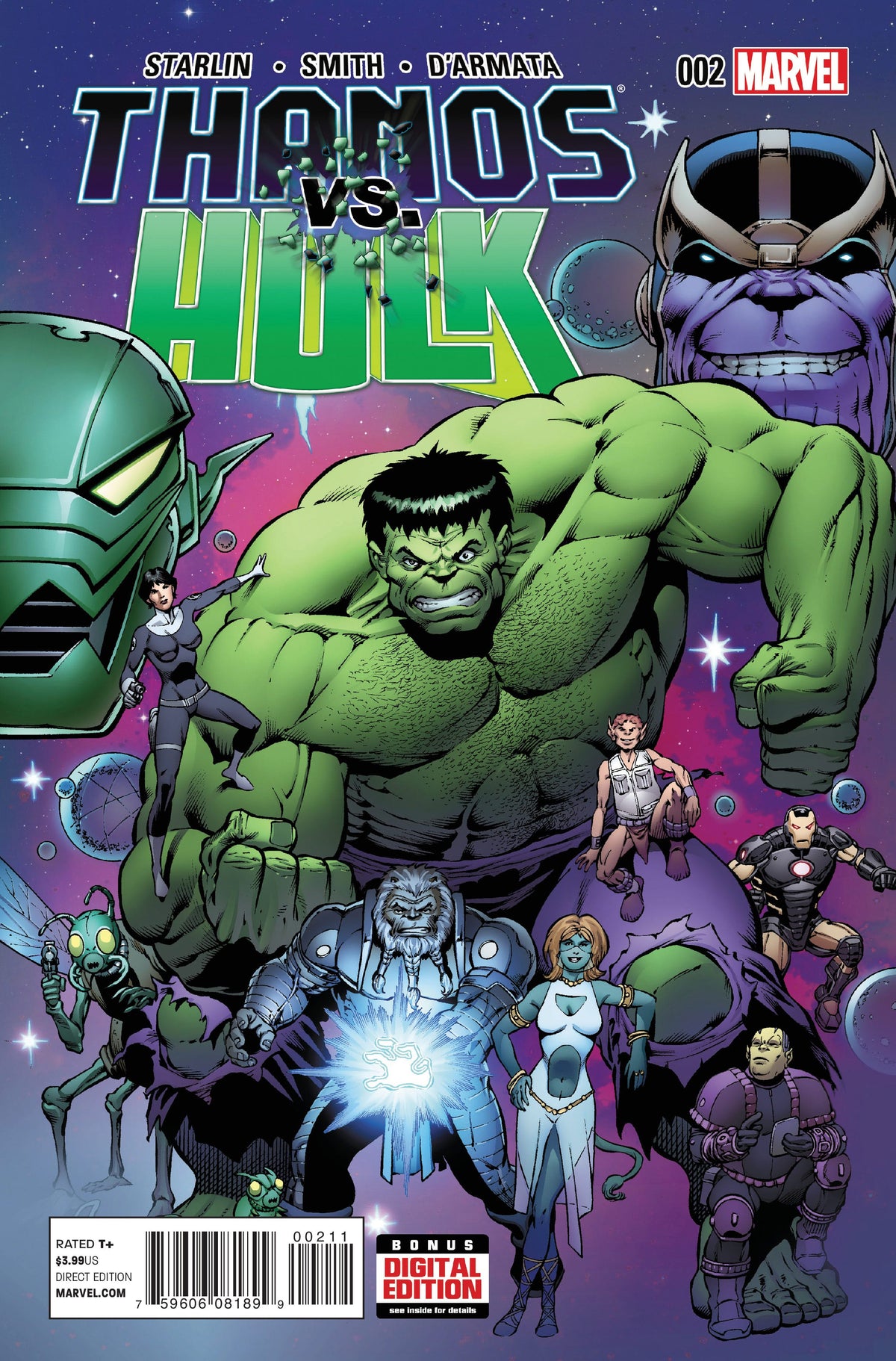 Marvel COMIC BOOK Thanos vs. Hulk #2 - CVR A (VF)
