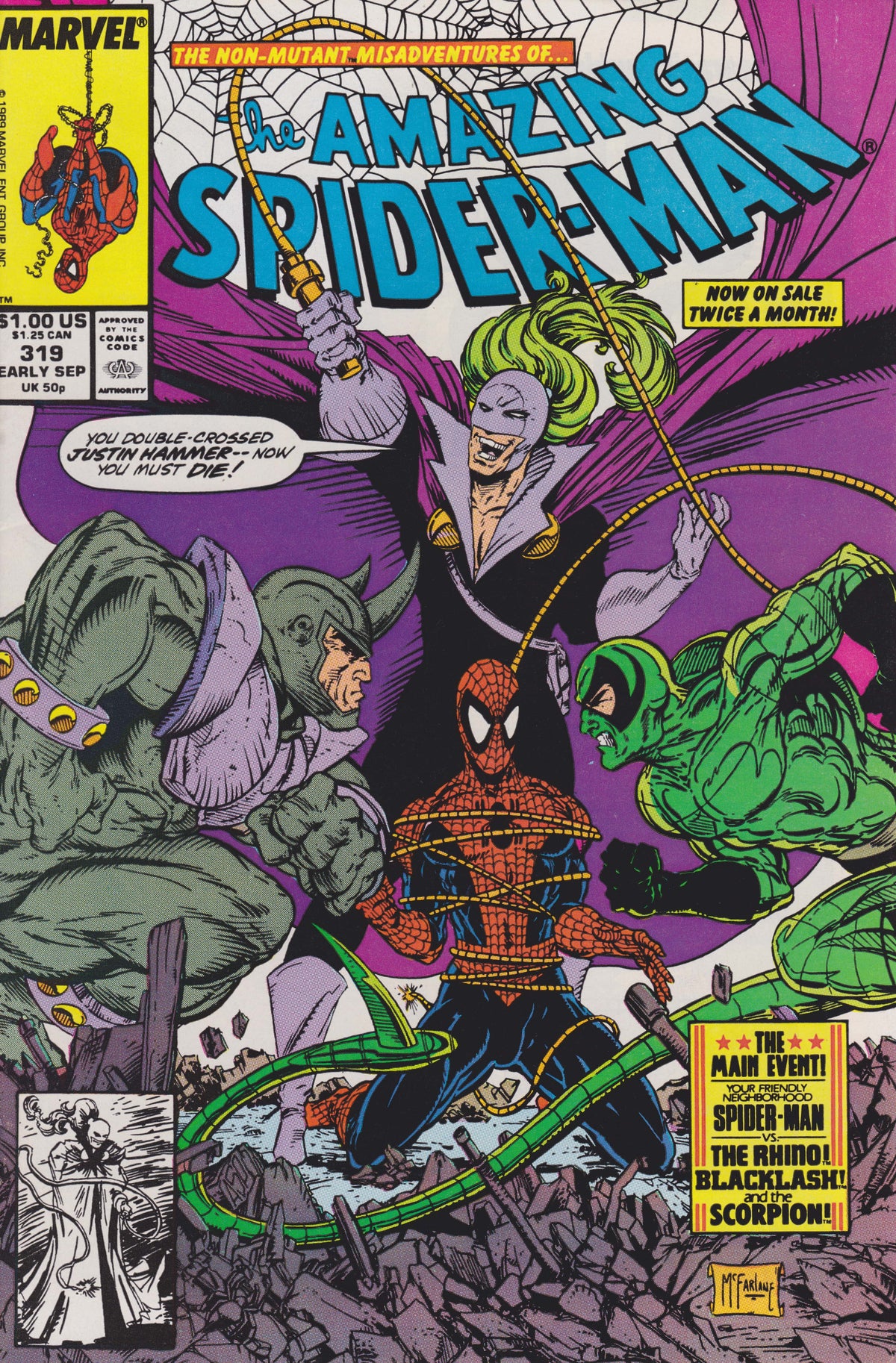 Marvel COMIC BOOK The Amazing Spider-Man #319 - CVR A (FN)