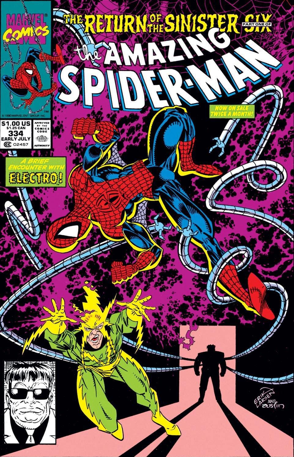 Marvel COMIC BOOK The Amazing Spider-Man #334 - CVR A (FN)