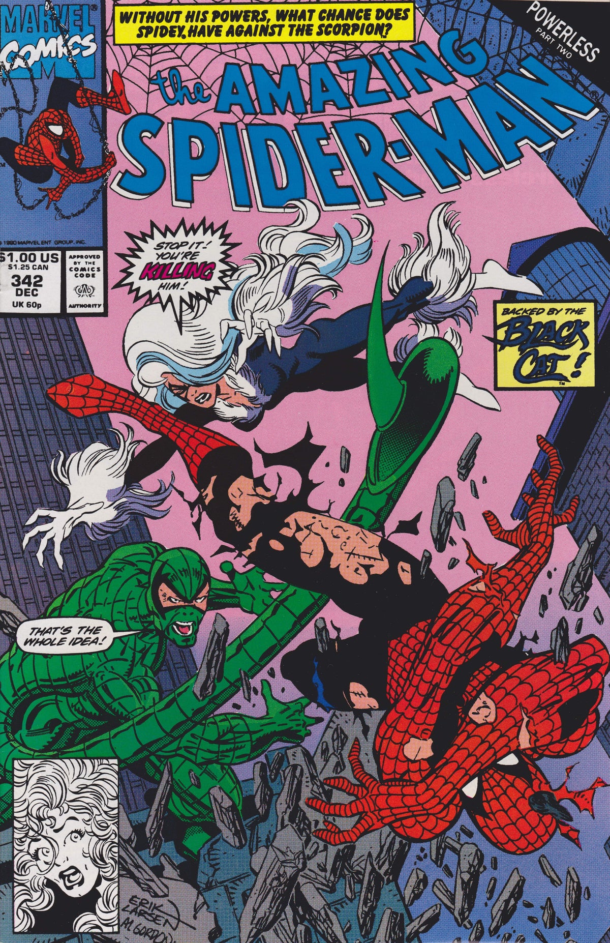 Marvel COMIC BOOK The Amazing Spider-Man #342 - CVR A (FN)