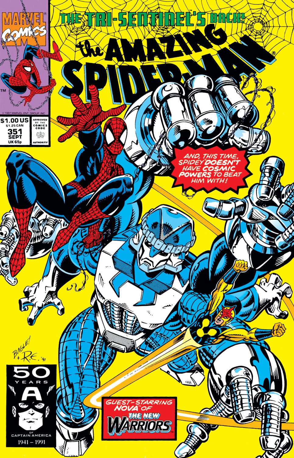 Marvel COMIC BOOK The Amazing Spider-Man #351 - CVR A (FN)