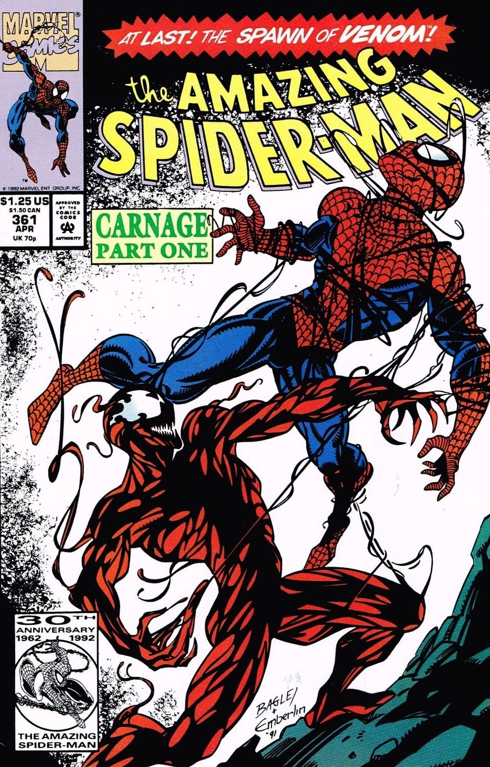 Marvel COMIC BOOK The Amazing Spider-Man #361 - CVR A (FN)