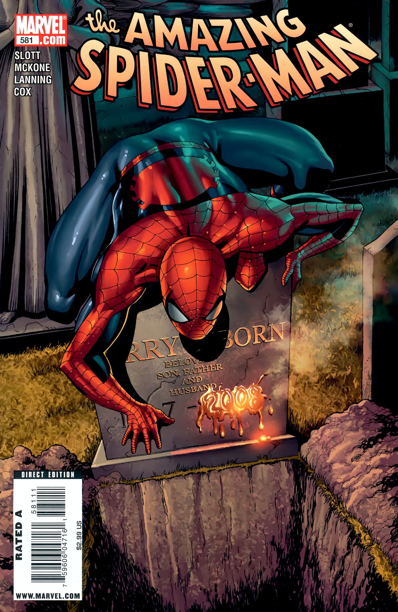 Marvel COMIC BOOK The Amazing Spider-Man #581 (VF)