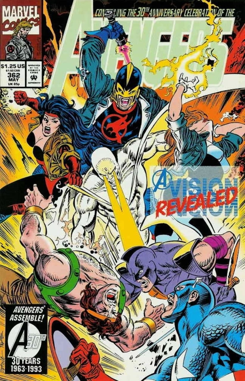 Marvel COMIC BOOK The Avengers #362 (VF/NM)