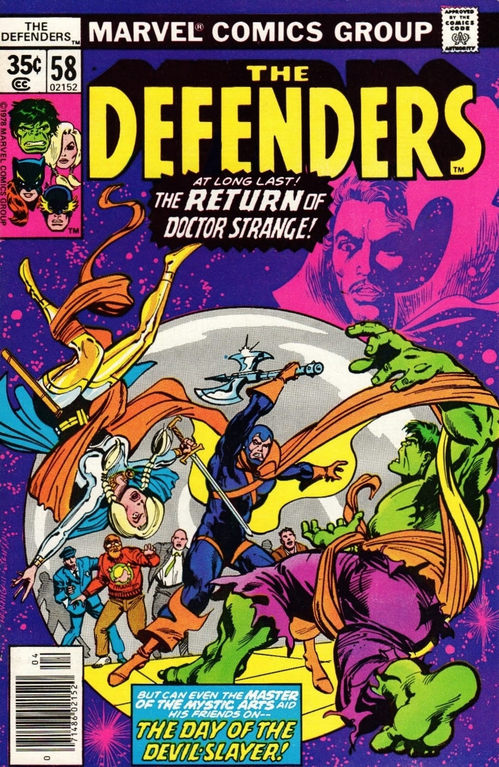 Marvel COMIC BOOK The Defenders #58 (VG)