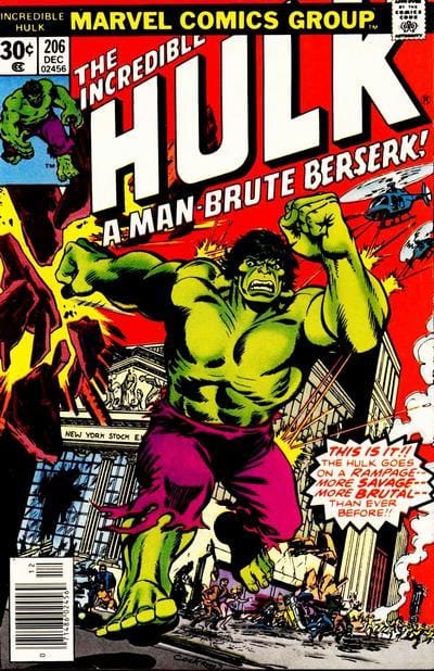 Marvel COMIC BOOK The Incredible Hulk #206 - CVR A (VF/NM)