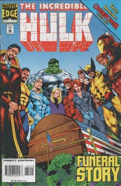 Marvel COMIC BOOK The Incredible Hulk #434 (VF/NM)