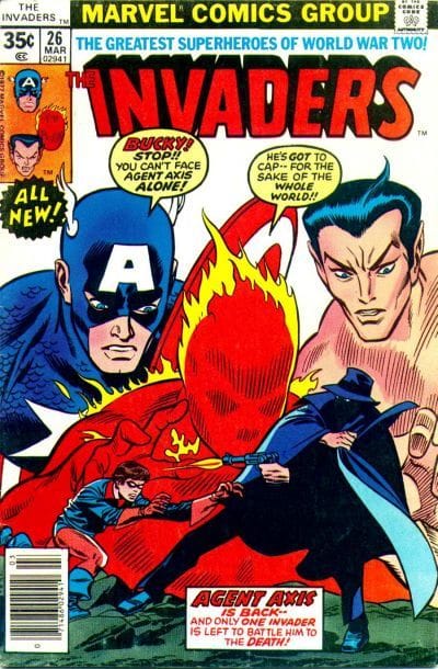Marvel COMIC BOOK The Invaders #26 (VG)