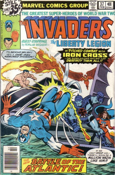 Marvel COMIC BOOK The Invaders #37 (VG)