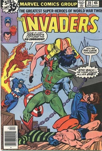 Marvel COMIC BOOK The Invaders #39 (VG)
