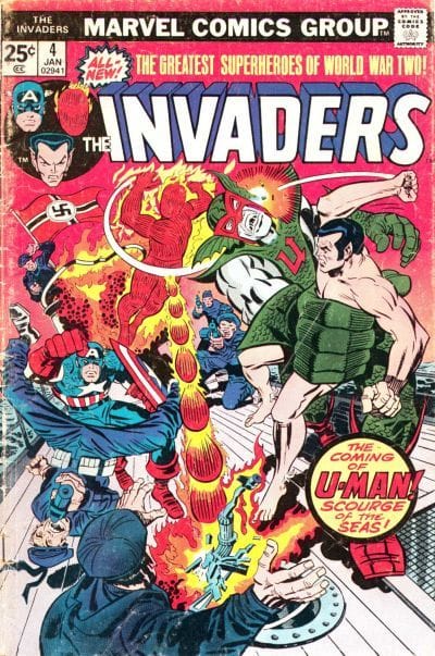 Marvel COMIC BOOK The Invaders #4 (VG)