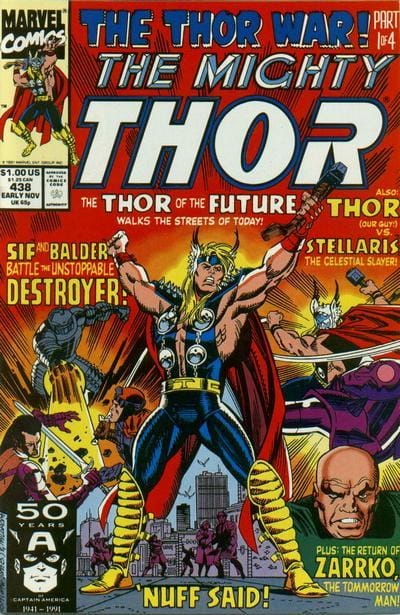 Marvel COMIC BOOK The Mighty Thor #438 - CVR A (VF)