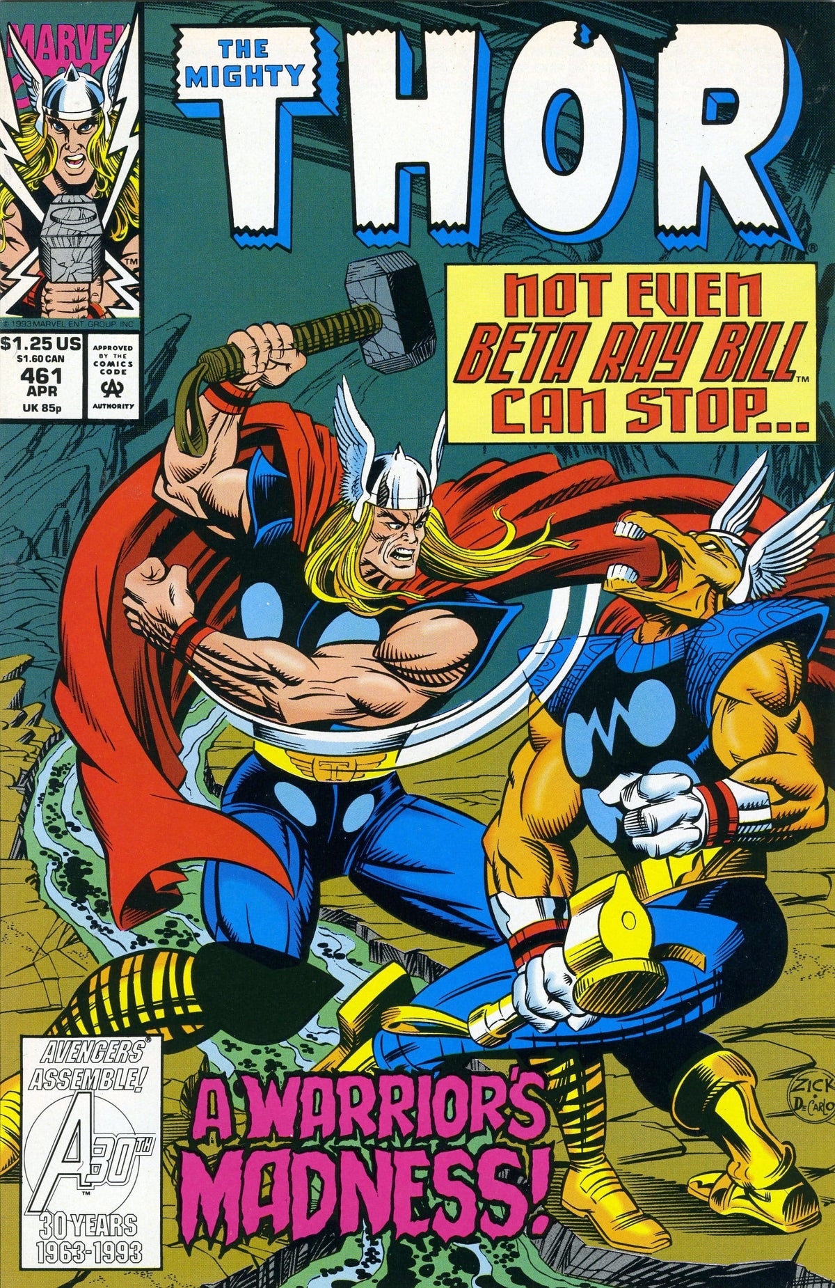 Marvel COMIC BOOK The Mighty Thor #461 - CVR A (VF)