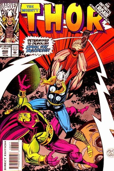 Marvel COMIC BOOK The Mighty Thor #466 - CVR A (VF)