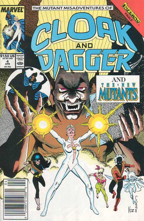Marvel COMIC BOOK The Mutant Misadventures of Cloak and Dagger #4 (VF/NM)