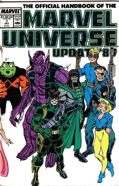 Marvel COMIC BOOK The Official Handbook of the Marvel Universe #7 - CVR A