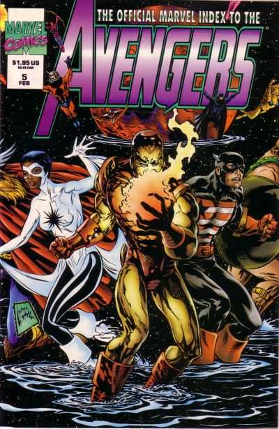 Marvel COMIC BOOK The Official Marvel Index to the Avengers #5 (VF/NM)