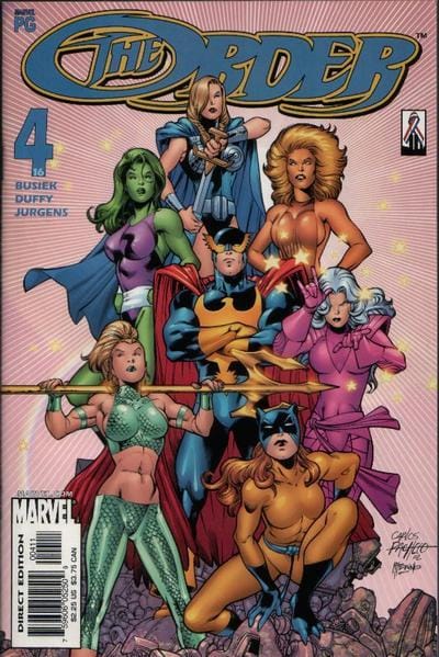 Marvel COMIC BOOK The Order #4 (VF/NM)