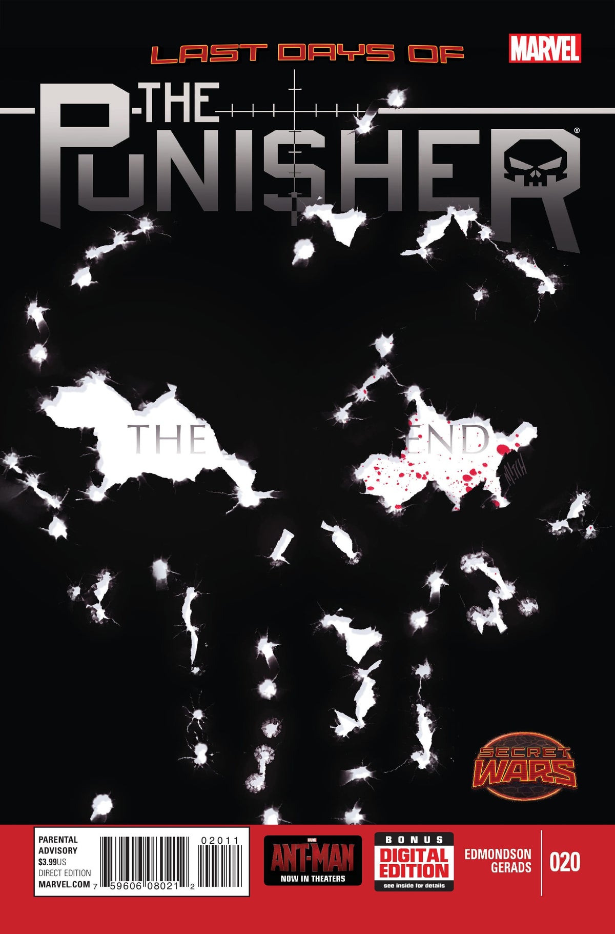 Marvel COMIC BOOK The Punisher #20 CVR A Marvel 2015 FN