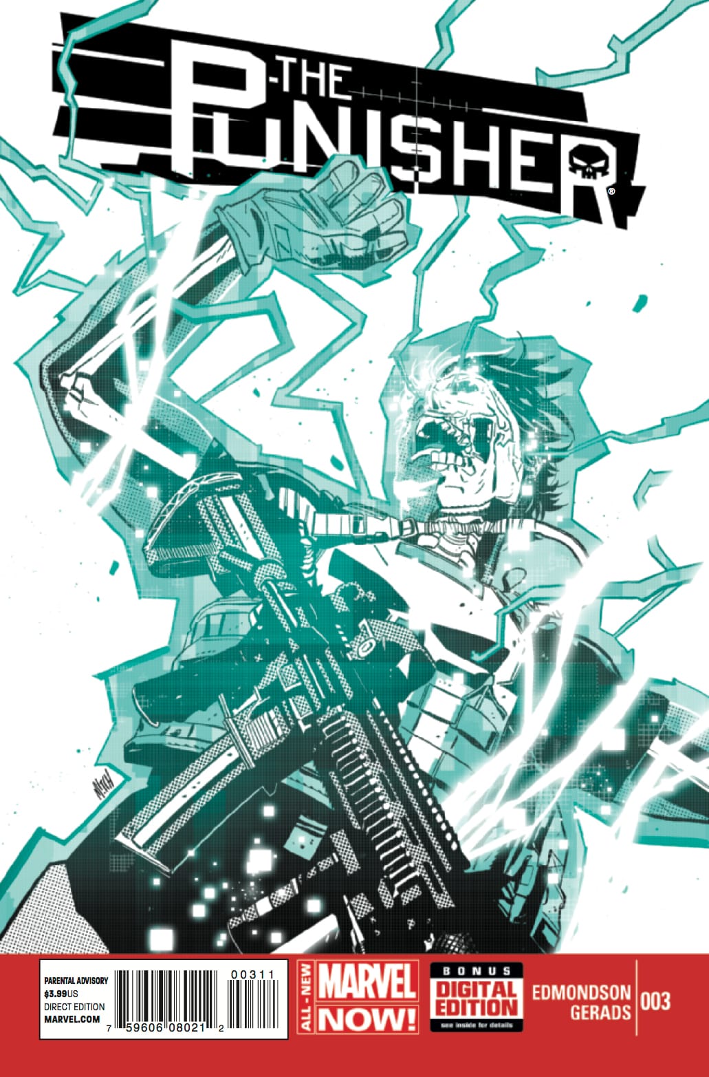Marvel COMIC BOOK The Punisher #3 CVR A Marvel 2014 FN