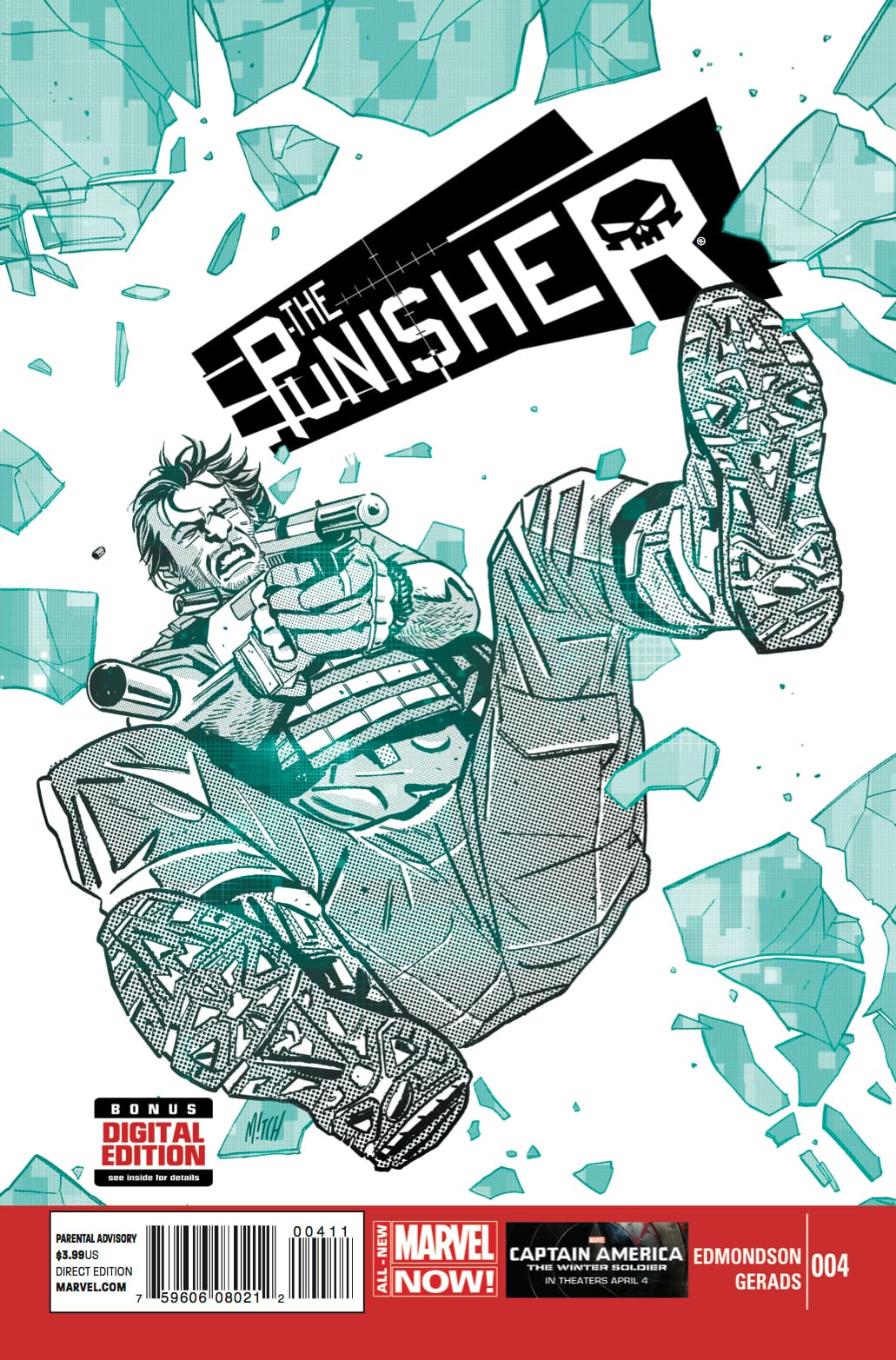 Marvel COMIC BOOK The Punisher #4 CVR A Marvel 2014 FN